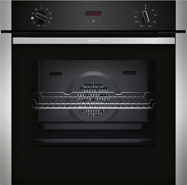 Neff B1AVD0AN0 - N 30, Einbau-Backofen mit Dampfunterstützung, 60 x 60 cm, Edelstahl